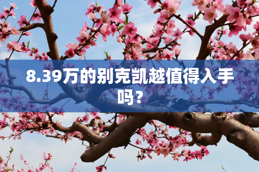 8.39万的别克凯越值得入手吗？