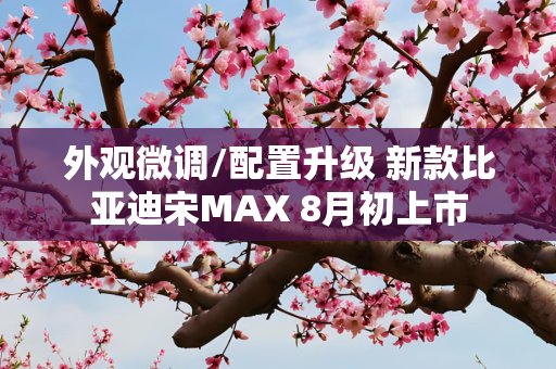 外观微调/配置升级 新款比亚迪宋MAX 8月初上市