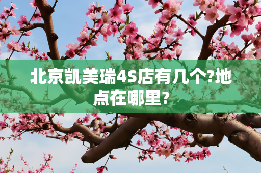 北京凯美瑞4S店有几个?地点在哪里?