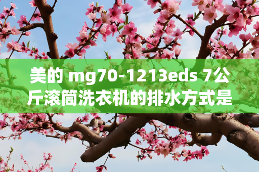 美的 mg70-1213eds 7公斤滚筒洗衣机的排水方式是上排水还是下排水