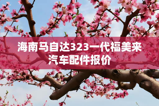 海南马自达323一代福美来汽车配件报价