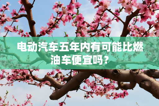 电动汽车五年内有可能比燃油车便宜吗？
