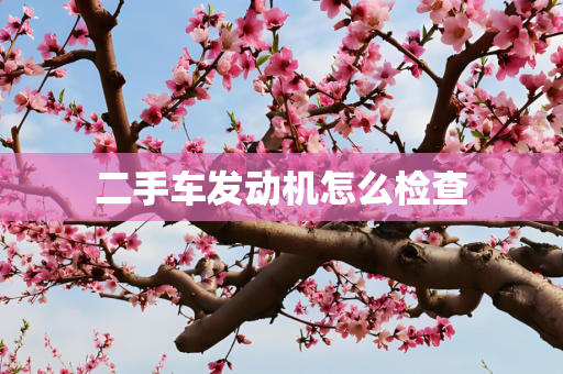 二手车发动机怎么检查