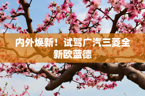 内外焕新！试驾广汽三菱全新欧蓝德