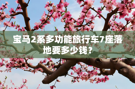 宝马2系多功能旅行车7座落地要多少钱？