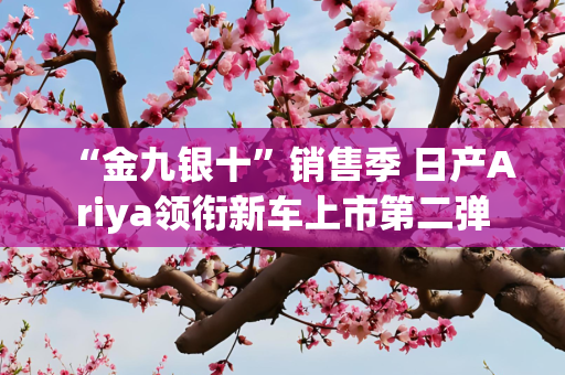 “金九银十”销售季 日产Ariya领衔新车上市第二弹