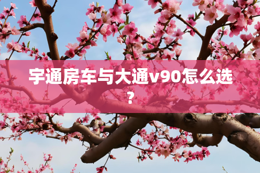 宇通房车与大通v90怎么选?