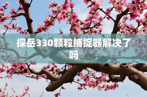 探岳330颗粒捕捉器解决了吗