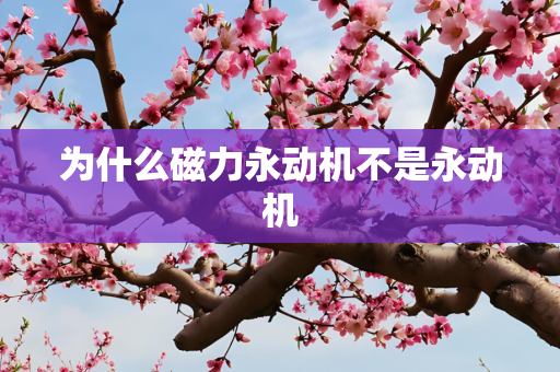 为什么磁力永动机不是永动机