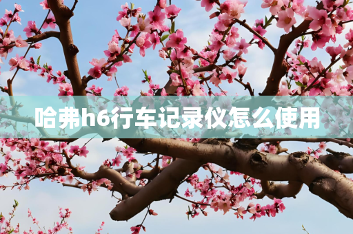 哈弗h6行车记录仪怎么使用