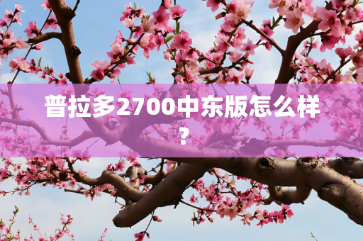 普拉多2700中东版怎么样？