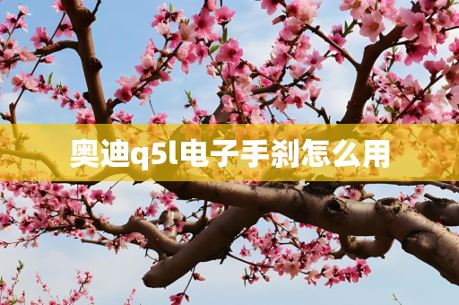 奥迪q5l电子手刹怎么用