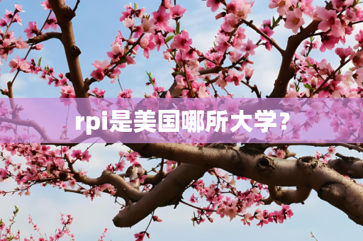 rpi是美国哪所大学？