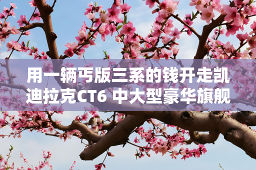 用一辆丐版三系的钱开走凯迪拉克CT6 中大型豪华旗舰也谈性价比