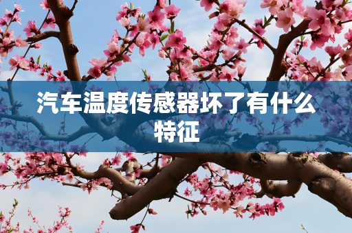 汽车温度传感器坏了有什么特征