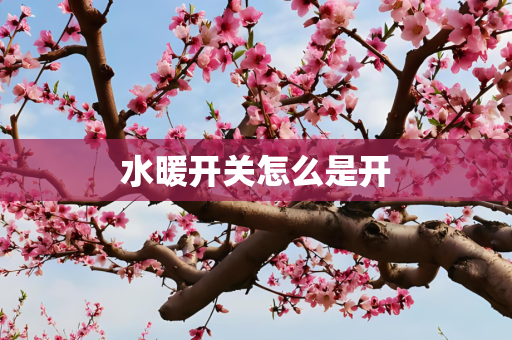 水暖开关怎么是开