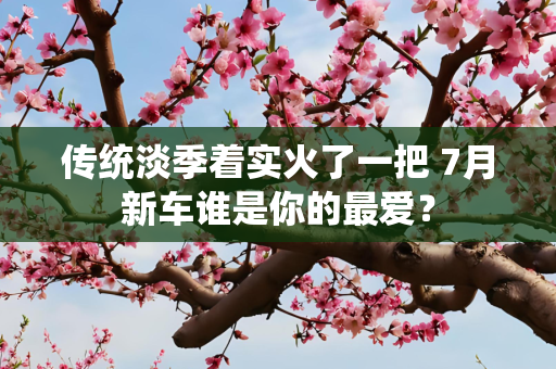 传统淡季着实火了一把 7月新车谁是你的最爱？