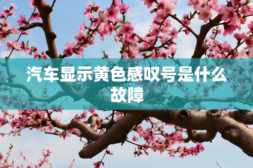 汽车显示黄色感叹号是什么故障