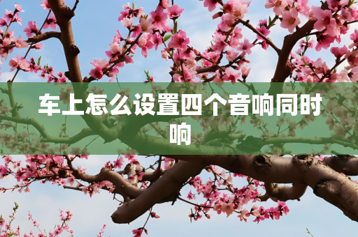 车上怎么设置四个音响同时响