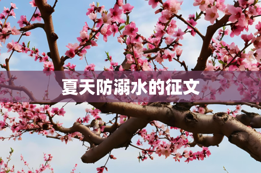 夏天防溺水的征文