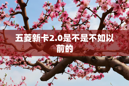 五菱新卡2.0是不是不如以前的