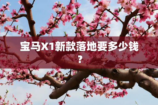 宝马X1新款落地要多少钱？
