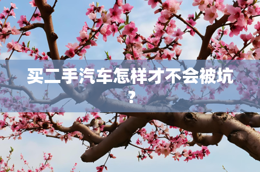 买二手汽车怎样才不会被坑？