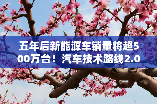 五年后新能源车销量将超500万台！汽车技术路线2.0发布