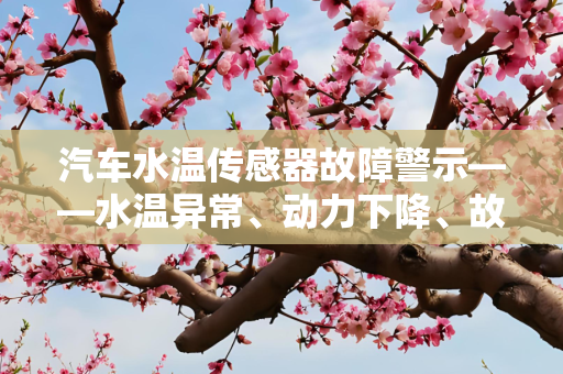 汽车水温传感器故障警示——水温异常、动力下降、故障灯亮三大症状解析
