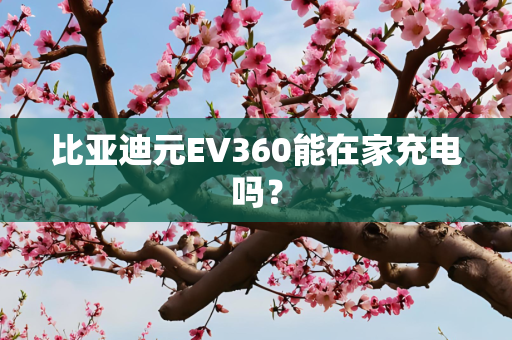 比亚迪元EV360能在家充电吗？