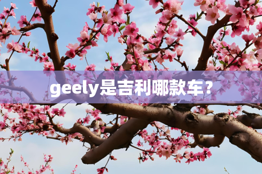 geely是吉利哪款车？