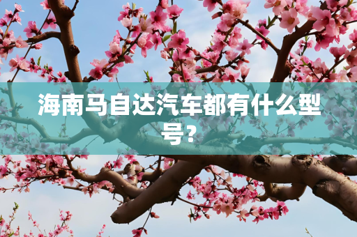 海南马自达汽车都有什么型号？