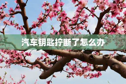 汽车钥匙拧断了怎么办