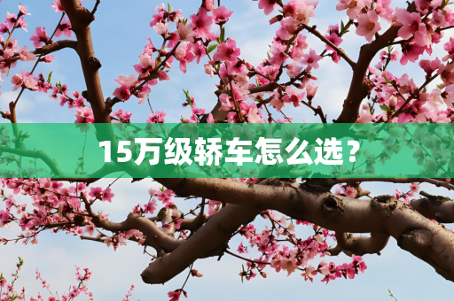 15万级轿车怎么选？