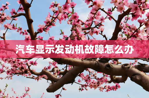 汽车显示发动机故障怎么办
