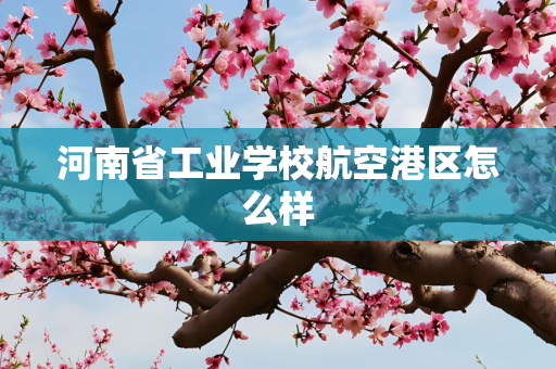 河南省工业学校航空港区怎么样