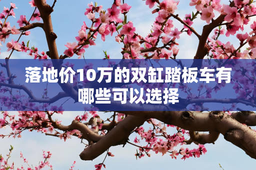 落地价10万的双缸踏板车有哪些可以选择