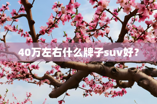 40万左右什么牌子suv好？