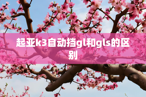 起亚k3自动挡gl和gls的区别