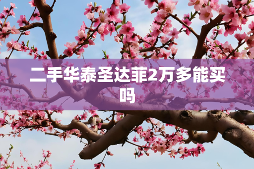 二手华泰圣达菲2万多能买吗