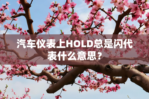 汽车仪表上HOLD总是闪代表什么意思？