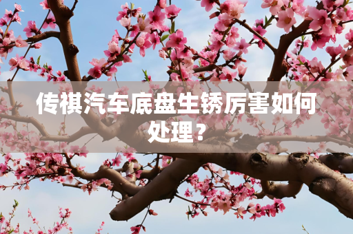 传祺汽车底盘生锈厉害如何处理？