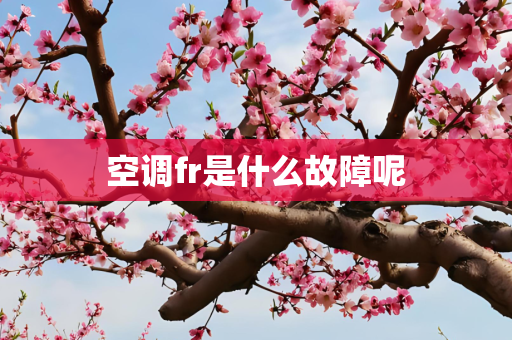 空调fr是什么故障呢