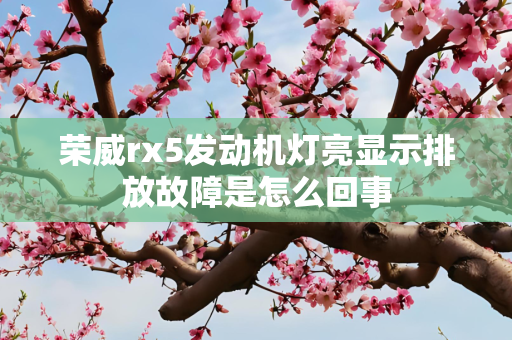 荣威rx5发动机灯亮显示排放故障是怎么回事