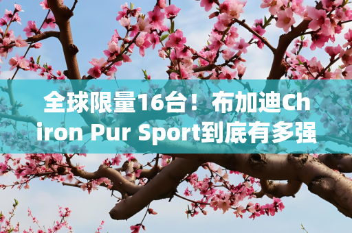 全球限量16台！布加迪Chiron Pur Sport到底有多强？