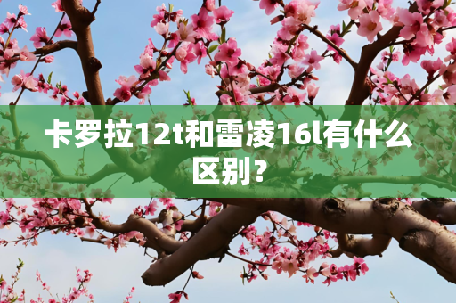 卡罗拉12t和雷凌16l有什么区别？