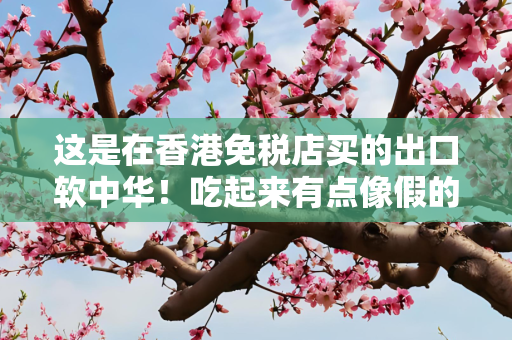 这是在香港免税店买的出口软中华！吃起来有点像假的！请大家说说机场有买软中华吗？