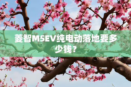 菱智M5EV纯电动落地要多少钱？