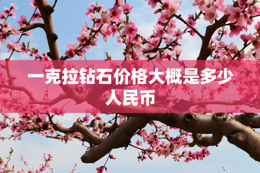 一克拉钻石价格大概是多少人民币