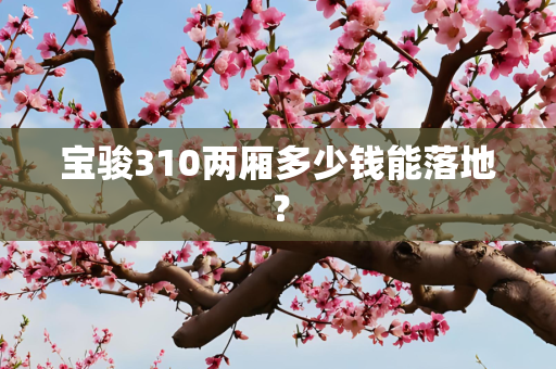 宝骏310两厢多少钱能落地？
